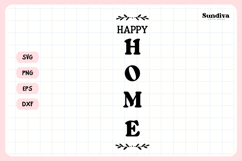 Porch Sign Saying SVG | Happy Home Product Image 3