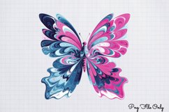 Smoke Butterflies Clipart PNG Product Image 1