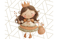 Kawaii Halloween Clipart Cute Kids and Candy Elements Png Product Image 4