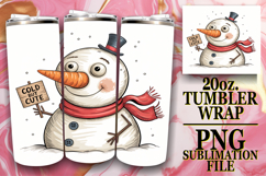 SWEET MOMENTS 20oz TUMBLER WRAP, Funny Santa Product Image 1