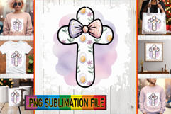 Vibrant TOTE BAG Designs Ideas, Cross and Bow Product Image 1