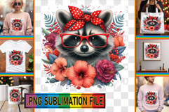Cheerful TSHIRT Art Ideas PNG, Cute Animals Product Image 1