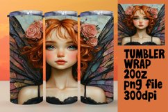 CUSTOM 20oz Tumbler Template for Gifts , Fairy Product Image 1