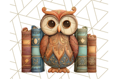 Whimsical Library Clipart with Cozy Readers and Books Product Image 4