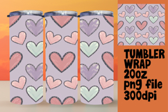 Unique Gift: 20oz Tumbler Design , Heart Product Image 1