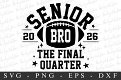 Senior Bro 2026 SVG | SVG Cut files | Cricut Product Image 1