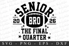 Senior Bro 2026 SVG | SVG Cut files | Cricut Product Image 1