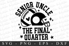 Senior Uncle SVG | SVG Cut files | Cricut Product Image 3