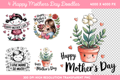 Floral Mama Mom Sublimation PNG Product Image 1