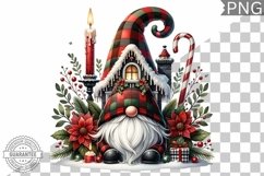 Christmas Gnome Sublimation - Clipart PNG Design Product Image 1