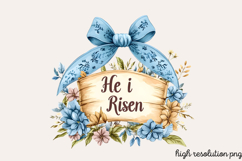 Risen Easter Clipart PNG Product Image 1