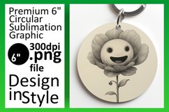 Whimsical Blossom Bonanza: Round Designs Art PNG Product Image 1