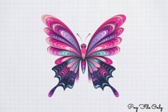 Smoke Butterflies Clipart PNG Product Image 1