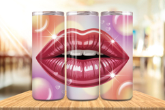 Valentine’s Day Glowing lips Tumbler Wrap PNG Big Bundle Product Image 4