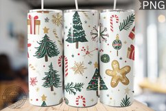 Christmas Tree Tumbler Wrap -High Quality 300 Dpi Product Image 1