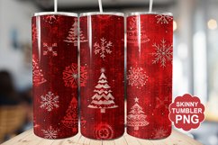 Christmas Red Tumbler | Christmas Tumbler Wrap Product Image 1