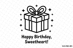 Christmas Happy Birthday Svg | Christmas Svg | Svg Cut Files Product Image 1