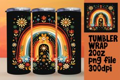 Prism Noir Mirage: Rainbow Sublimation Tumbler Creations Product Image 1