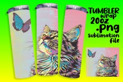 Whisker Wonders: Sublimation Tumblers Featuring Cats Product Image 1