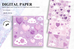 Heart Valentines Background Love Wallpaper Bokeh Backdrop_72 Product Image 1