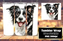 Charming Peek-a-Boo Dog Whimsy Joy Sublimation Tumbler - Product Image 1