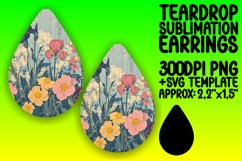 Vintage-Inspired Retro Earring Variety PNG Product Image 1