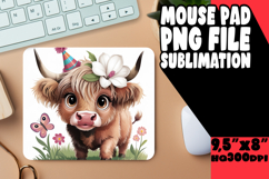 SWEET MOUSE PAD INNOVATIVE PNG, Cute Cow Product Image 1