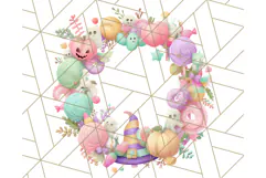 Halloween Neighborhood Clipart PNG for Trick or Treat Product Image 4