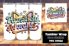 LUXURIOUS 20oz Tumbler Artwork , Cat Quote Product Image 1