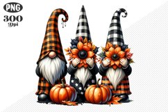 Halloween Gnomes Sublimation - Clipart PNG Design Product Image 1