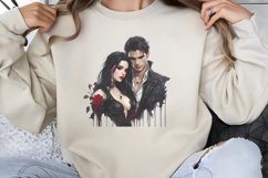 Gothic Valentines Day Sublimation PNG Product Image 1