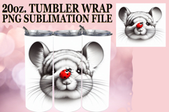 COZY VIBES 20oz TUMBLER WRAP, Cute Animals Product Image 1