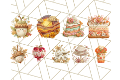 Cozy Fall Clipart PNG Autumn Cozy Elements Product Image 4