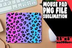 Trendy Leopard Print Mouse Pad Design Glitter Patterns PNG Product Image 1