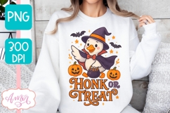 Hallowen Goose PNG design, Cute Halloween shirt sublimation Product Image 4