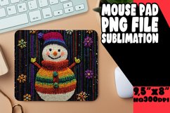 Cheerful Desk Mat Design Ideas, Snowman Product Image 1