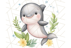 Under the Sea Nursery Clipart, Ocean Animals PNG Product Image 4