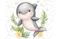 Under the Sea Nursery Clipart, Ocean Animals PNG Product Image 4