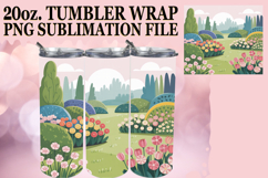 Bright Nights 20oz tumbler wrap, Spring Product Image 1