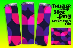 Abstract Neon Wonderland Sublimation Wraps 20oz Product Image 1