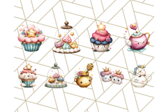 Princess Tea Party PNG Clipart with Teacups &amp; Fancy Treats Product Image 4