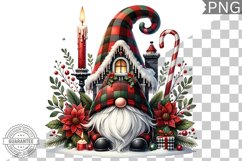 Christmas Gnome Sublimation - Clipart PNG Design Product Image 1