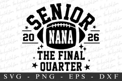 Senior Nana SVG | SVG Cut files | Cricut Product Image 3