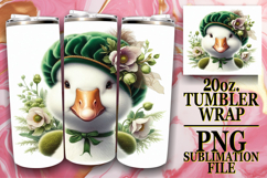 Radiant Thoughts 20oz tumbler wrap, Goose Product Image 1