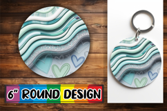 Enchanted Keychain Circle Style, Pattern Product Image 1