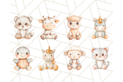 Stuffed Animal Nursery Clipart PNG Bundle, Pastel Plush Toy Product Image 7
