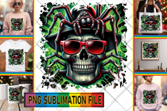 ENCHANTED TSHIRT Ideas PNG, Skull Product Image 1