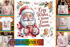 RADIANT TSHIRT Art PNG, Funny Santa Product Image 1