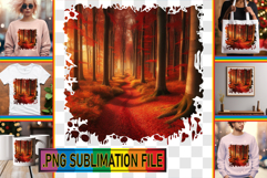 Fun Tote Bag Ideas PNG, Autumn Product Image 1
