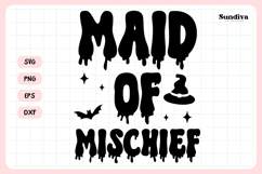 Spooky Bachelorette Party Saying SVG | Maid Of Mischief Product Image 3